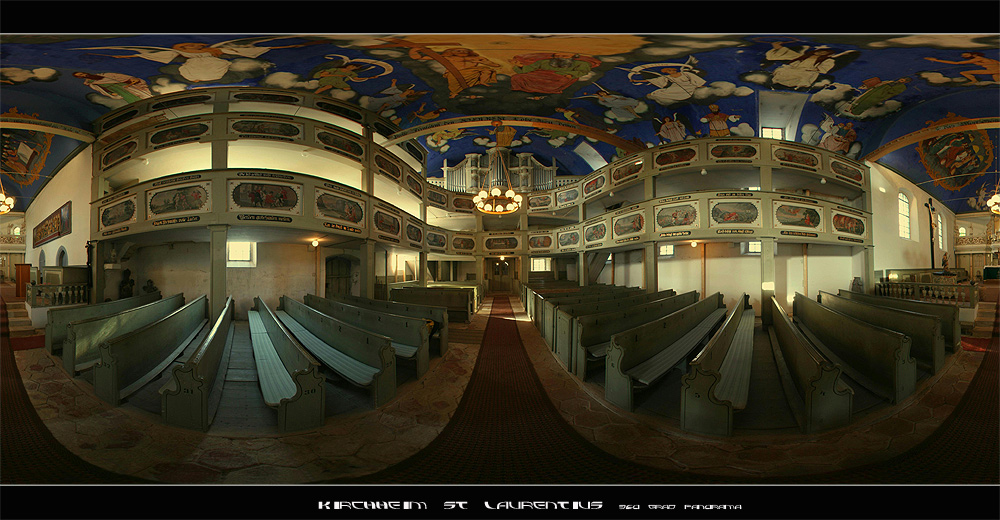 360 Grad - St. Laurentius | Mittelschiffansicht von Fotostudio Erfurt