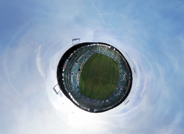 360° Kugelpanorama aus der Luft - Stadion FC St. Gallen (CH) www.hd-luvitec.com