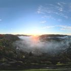 360° pano der Burgruine Neideck