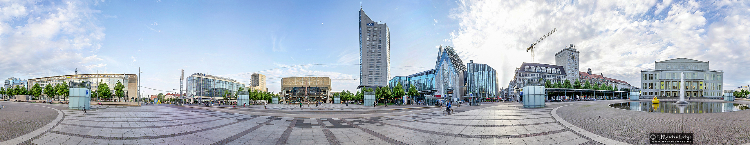 360° Panorama Augustusplatz Leipzig