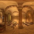 360° Panorama der Krypta im Dom zu Speyer