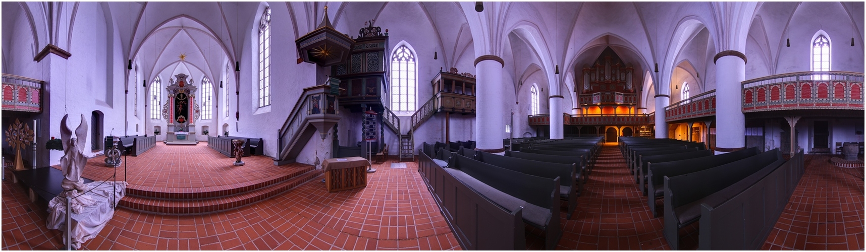 360° Panorama St. Cyprian und Cornelius Kirche in Ganderkesee