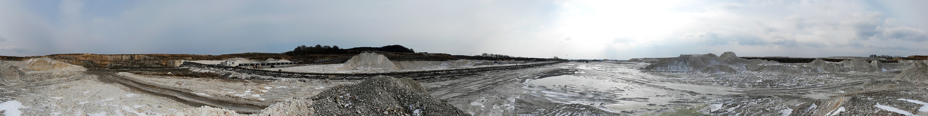 360° - Panorama vom Kreidebruch bei Saßnitz...