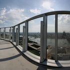 360° Panorama von der Aussichtsplattform Köln Triangle