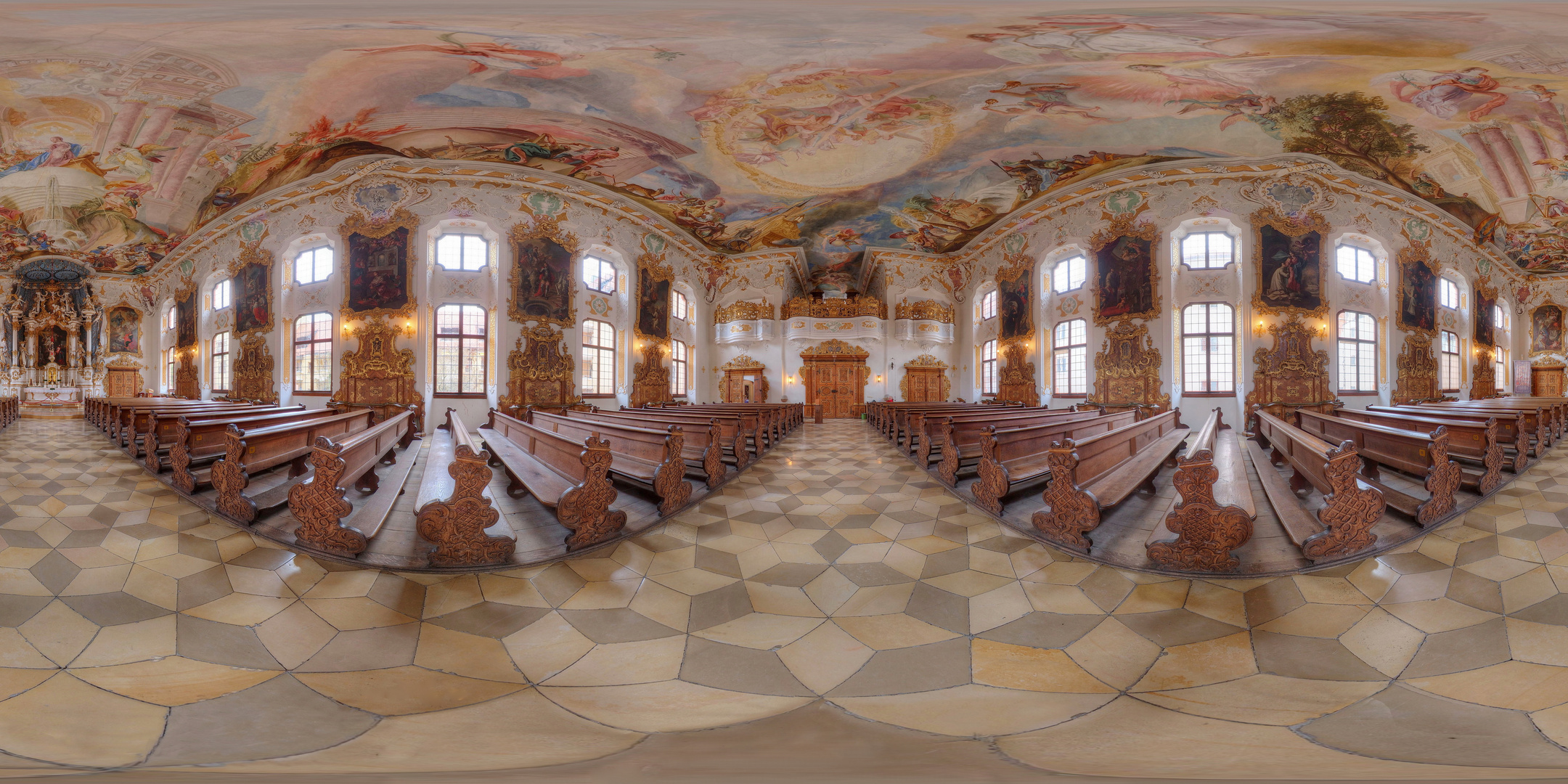 360°x180° Kugelpanorama Kirche Maria de Victoria HDR