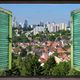 Frankfurt / Seckbach Blick aus dem Fenster