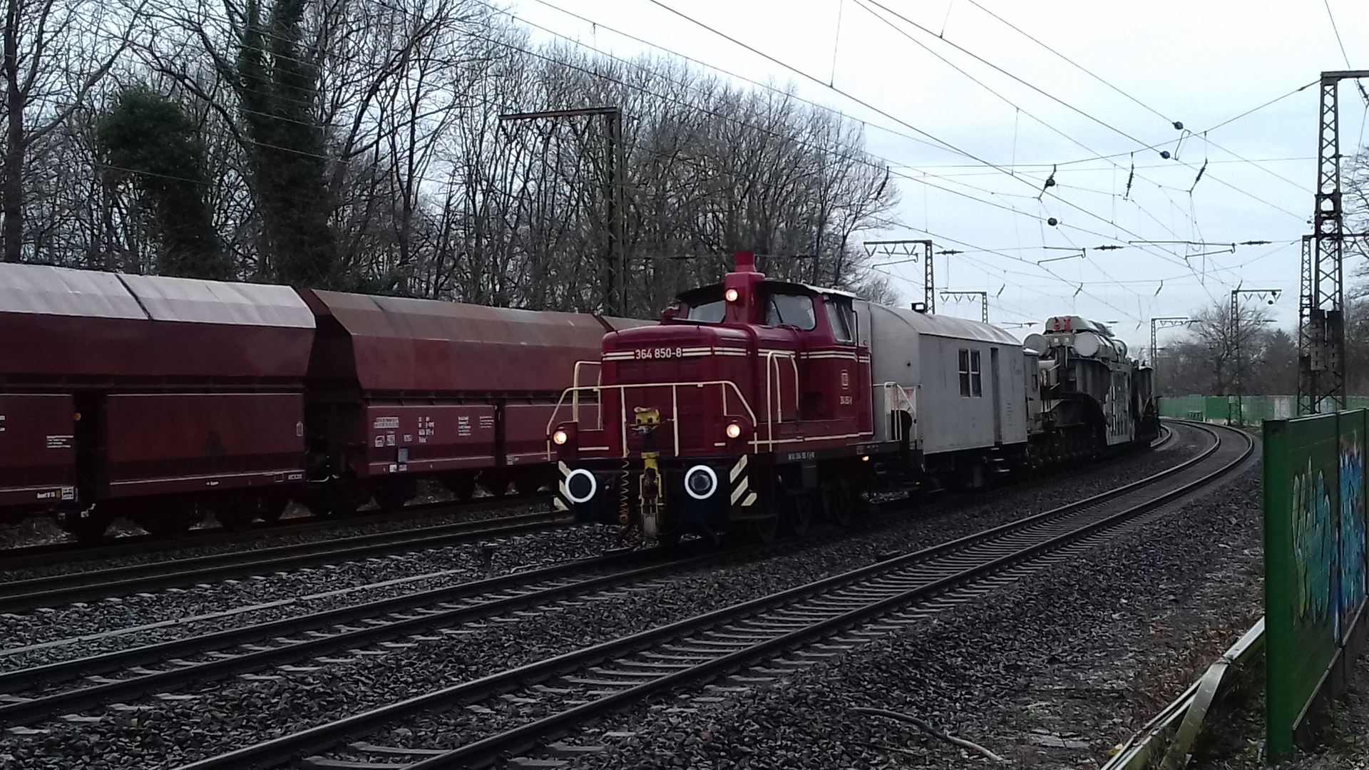 364 850 mit Trafo Duisburg Lotharstrasse 20.01.2018