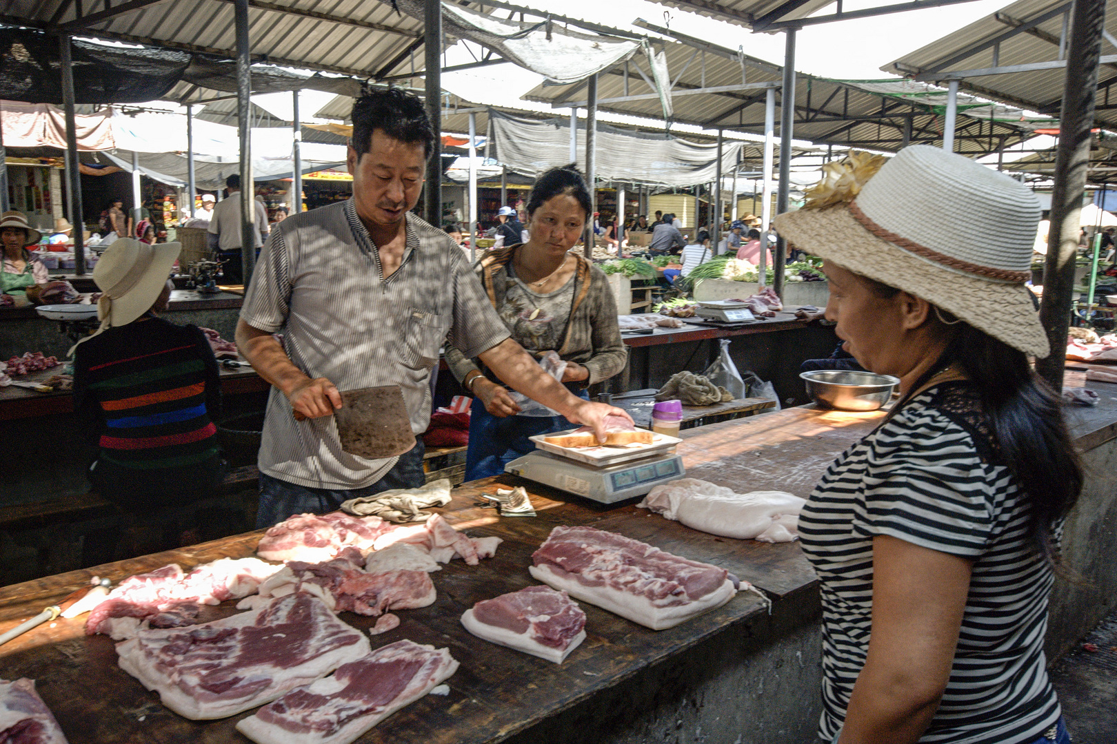 366 - Market In A Village Close To Dali