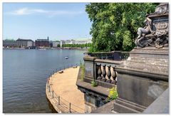 37 Grad - Lombardsbrücke