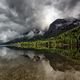 Grundlage vor dem Gewitter