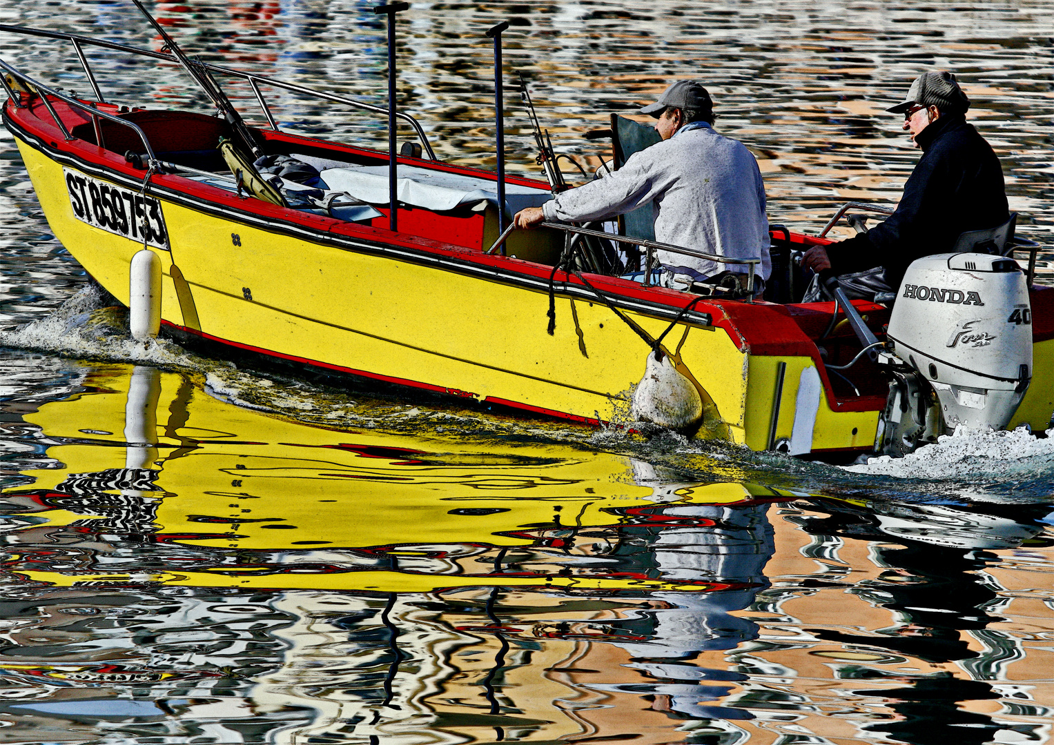 3722....Reflets à Sète