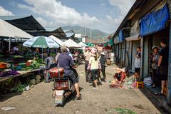 373 - Market In A Village Close To Dali