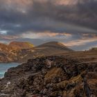 3756TZ Azoren Faial Küste mit Leuchtturm beleuchtet