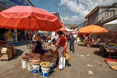 376 - Market In A Village Close To Dali