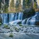 Wasserfall im Morgenlicht