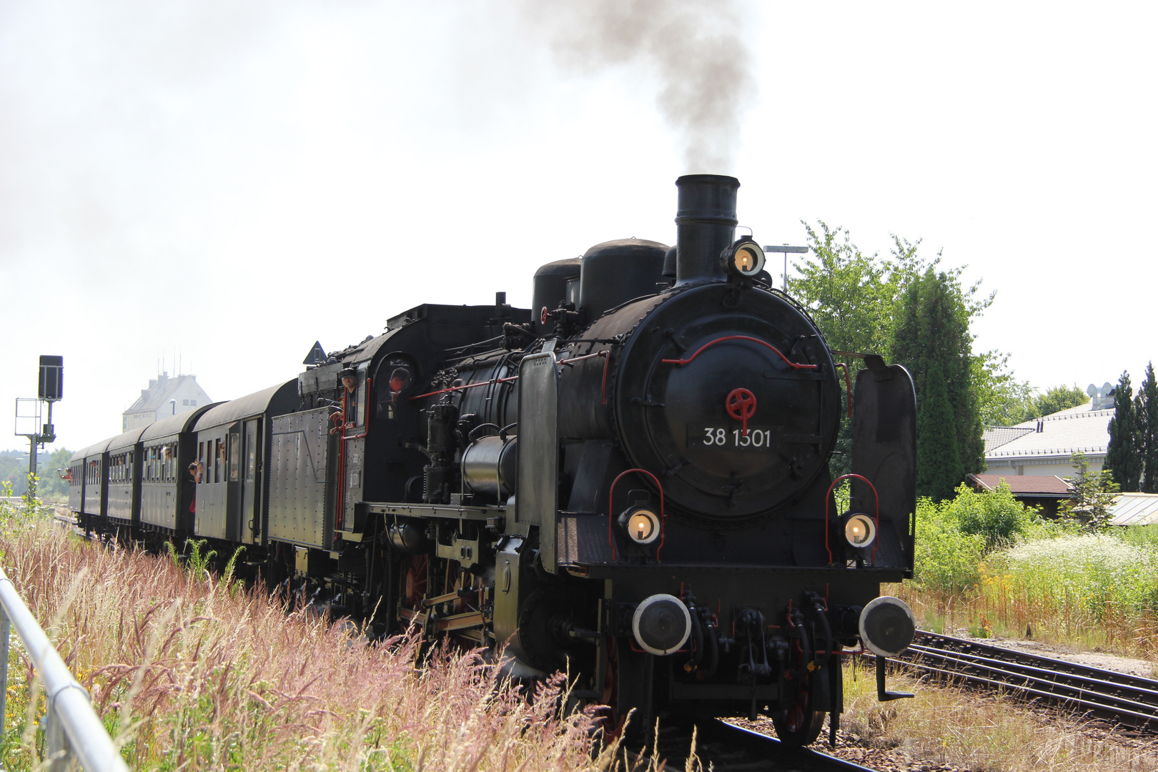 38 1301 auf dem Rückweg nach Mühldorf