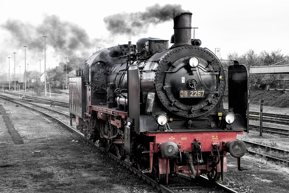 *38 2267* Foto & Bild dampf, diesel und eloks, eisenbahn, verkehr