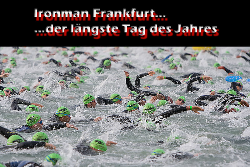 3,8 km Schwimmen zum Aufwärmen...