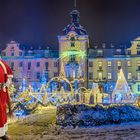 3920SB-27SB Weihnachtzauber Schloss Bückeburg Schnee mit Weihnachtsmann