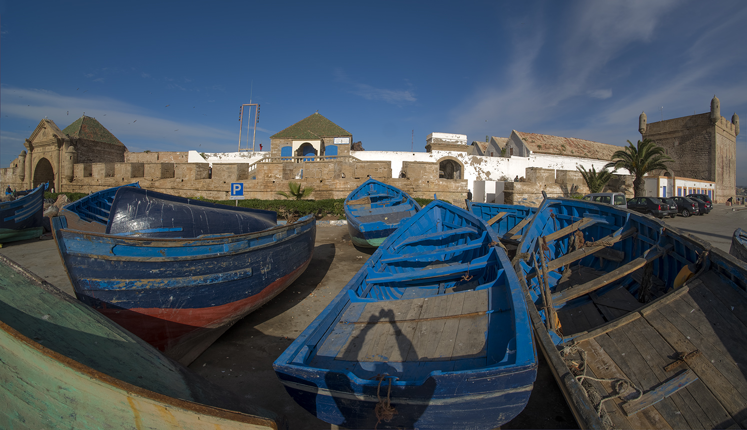 3985SB Fischerboote in Essaouira Marokko