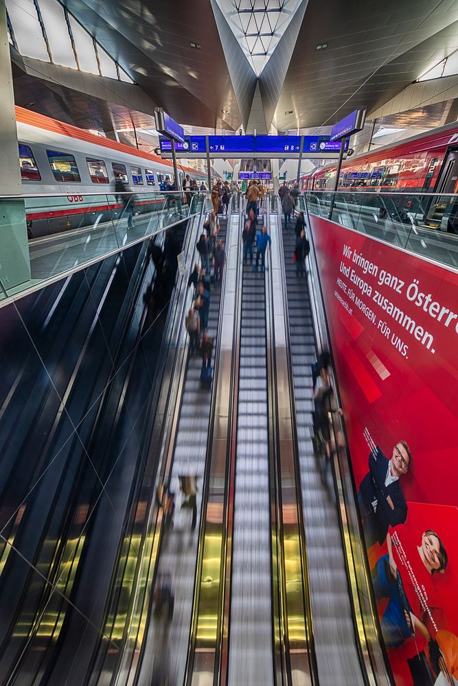 Wien Hauptbahnhof von Werner Braun