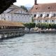 Kapellbrcke mit Luzerner Theater und Jesuitenkirche, Luzern, LU / CH