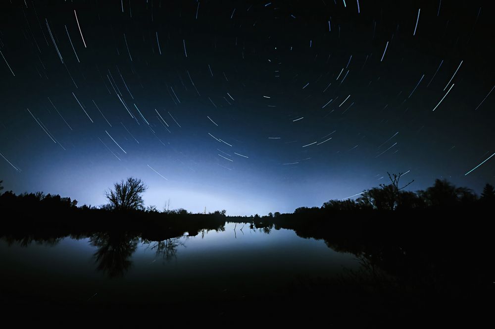 Waitmannsee by night von Jan Golczyk