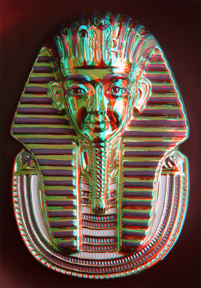 3D-Anaglyphe "Tutankhamun"