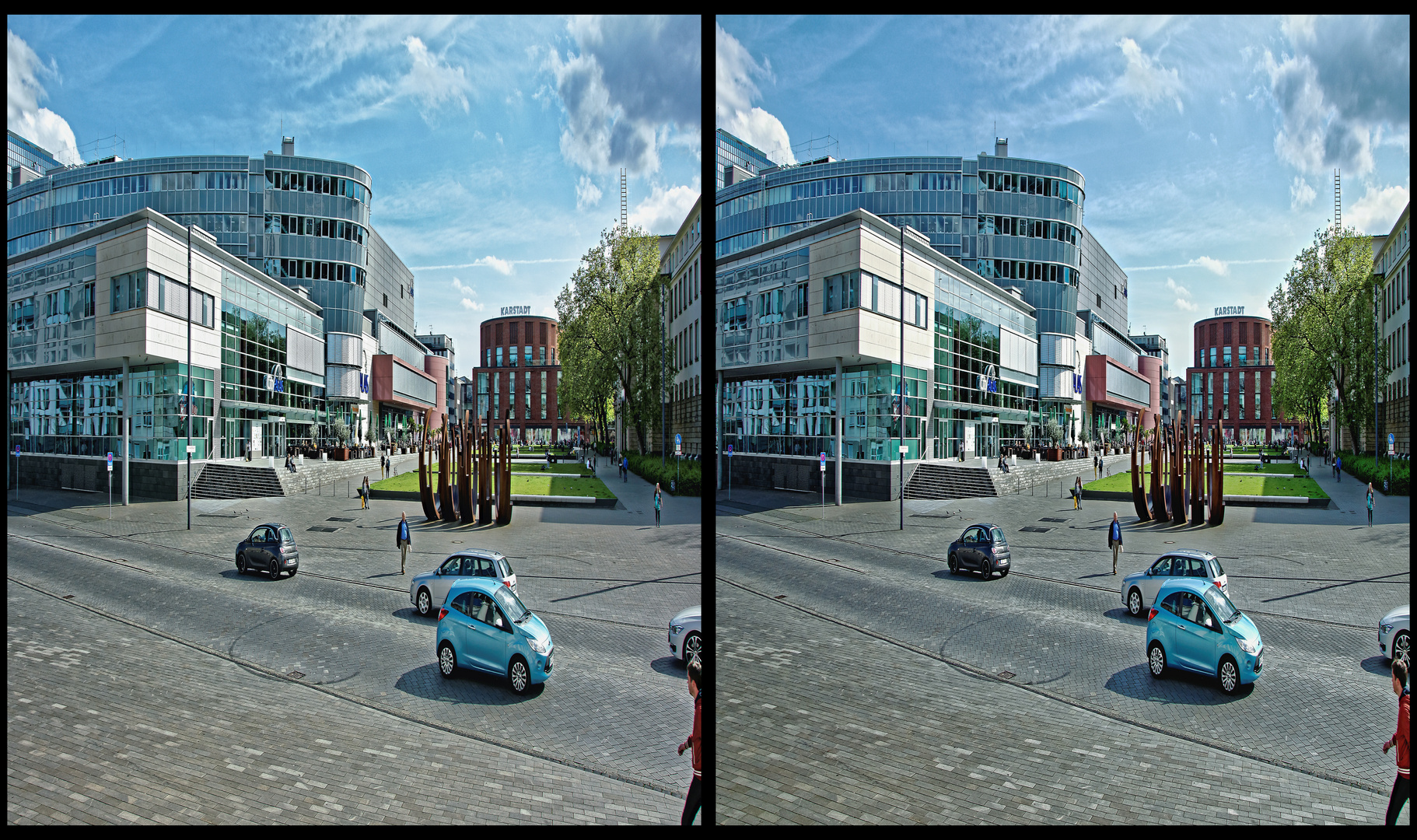 3D-Aufnahme Opernplatz und City-Palais Duisburg(1)