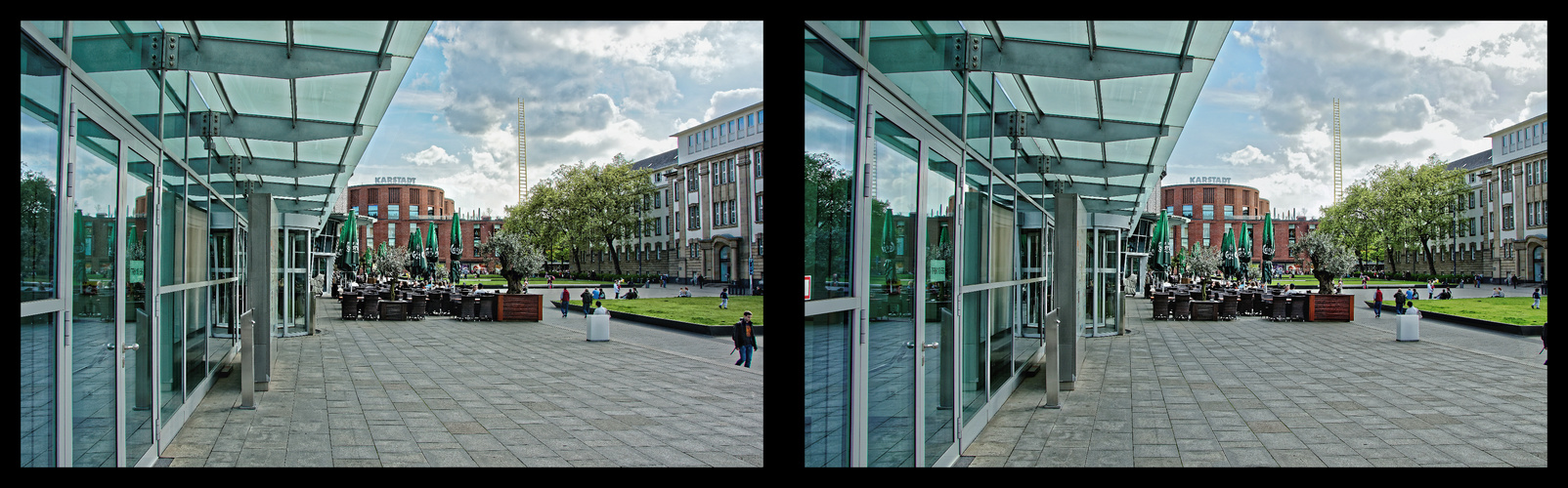 3D-Aufnahme Opernplatz und City-Palais Duisburg(Test1)