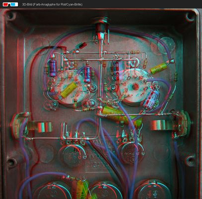 3D handverdrahtet (Anaglyphe Rot/Cyan)