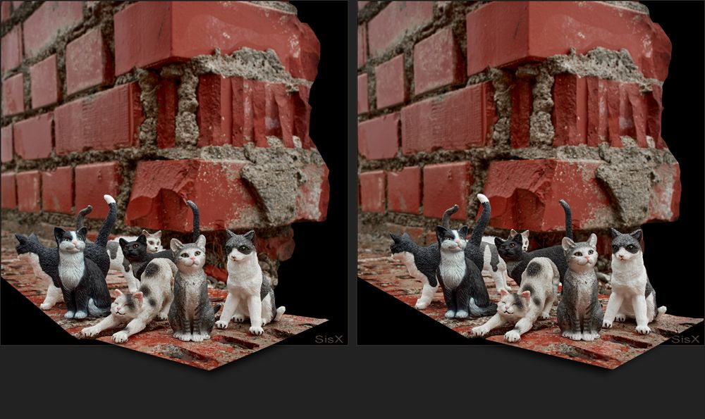 3D-Katzen