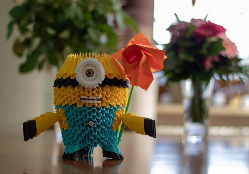 3D Origami Minion