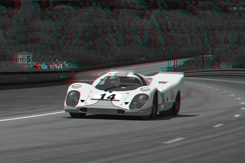 3D Porsche 917 in Le Mans