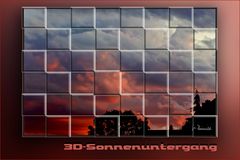 3D-Sonnenungergang