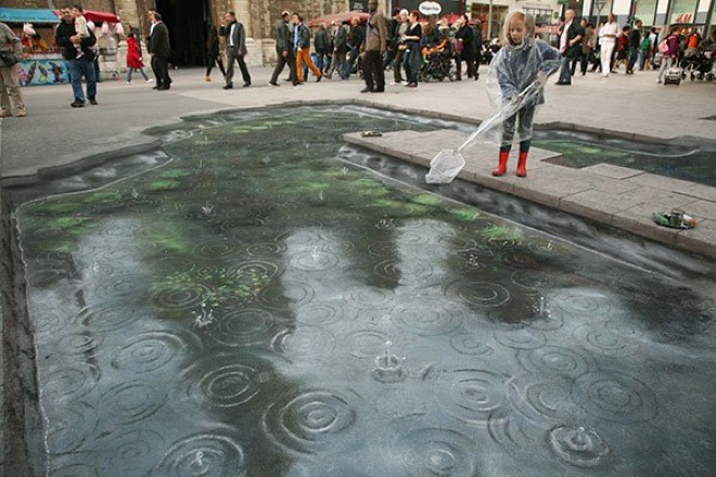 3d Street Art Painting