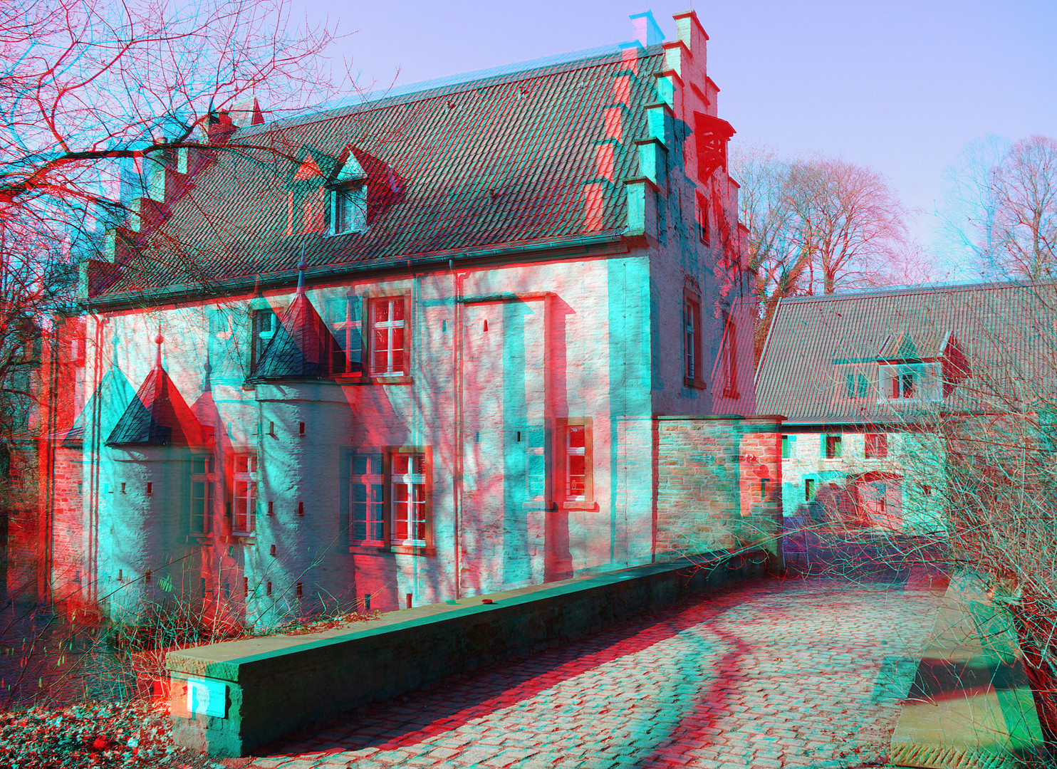 3D Wasserburg Werdringen, Hagen, NRW