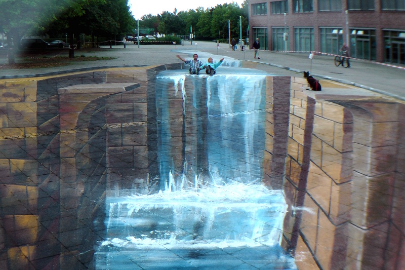 3d Wasserfall in Wilhelmshaven