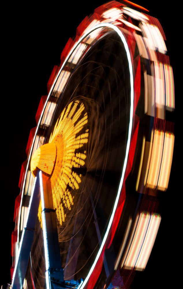 Leuchtendes Riesenrad von Photo AG 