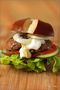Laugensemmel mit Burger vom Murnau Werdenfelser Rind by Liz Collet 