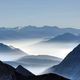 Herbstlicher Talnebel von der Zugspitze