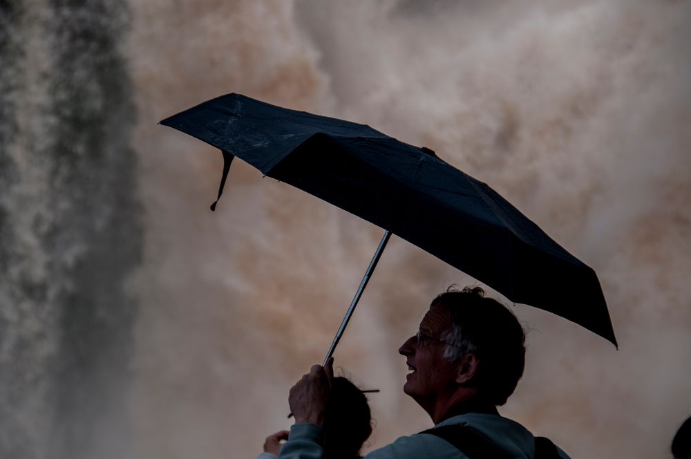 Mann im Regen von Horst F. Beckmann