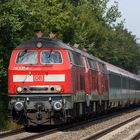 3x 218 vor dem täglichen IC auf der Südbahn