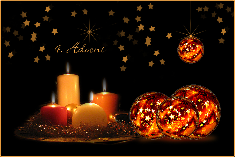 4. ADVENT Foto &amp; Bild karten und kalender, weihnachtskarten