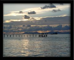 4 Days Diving Sipadan - Sunset over Mabul