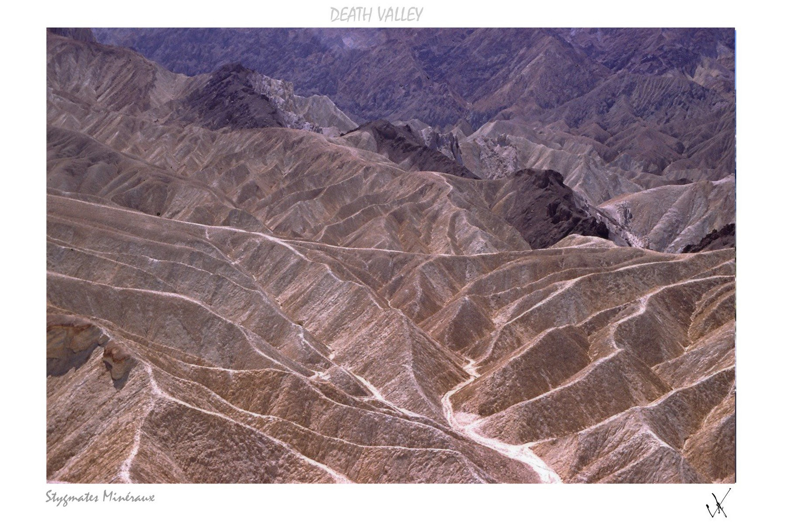 4 DEATH VALLEY STYGMATES MINERAUX IMPRIMABLE -