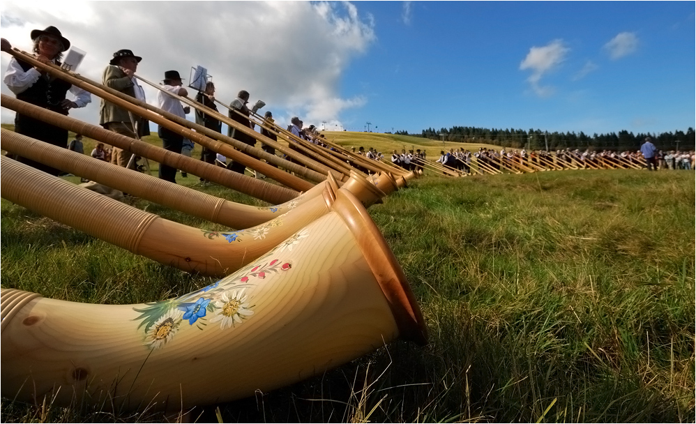 4. internationales Alphorntreffen auf dem Feldberg 2009 - #1