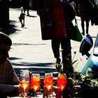 4 mal Aperol Spritz, bitte ...