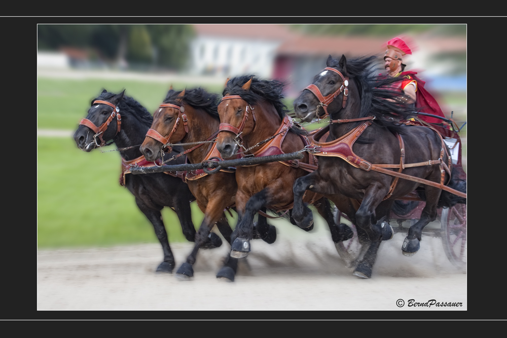 4 PS in voller Fahrt ...