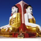 4 sitzende Buddhas bei Bago